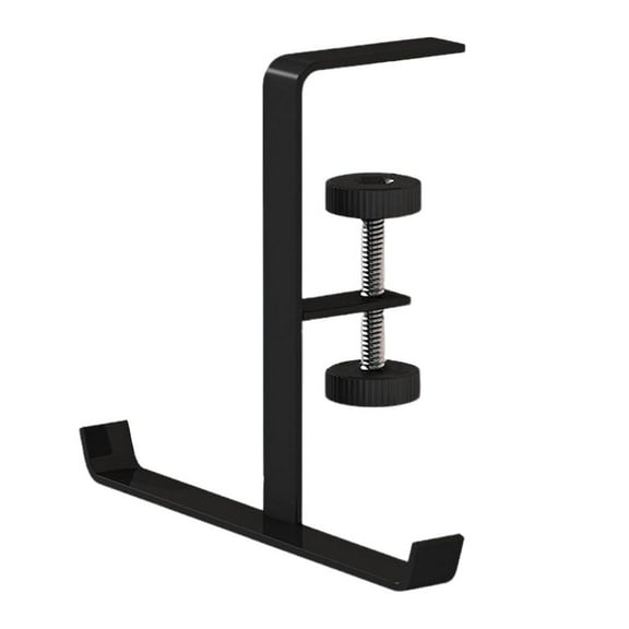 Pekkaxy Metal Christmas Stocking Stand, Adjustable Fireplace Sock Holder with Hooks, No Drilling