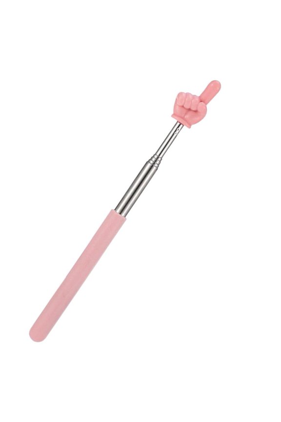 Metal telescopic pointer 8.38 inch, adjustable length lightweight teaching aid for presentations, for classroom office reading writing portable use