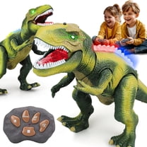 Pekkaxy Remote Control Dinosaur Toys,Robot Walking & Dancing Dinosaur with Light and Realistic Roaring Sound, Electronic Steam Toy, Birthday Gift for Kids
