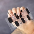 thumbnail image 1 of Pekkaxy Semi Cured Gel Nail Strips, Glitter Nail Stickers Full Wraps for Holiday Nails, 1 of 8