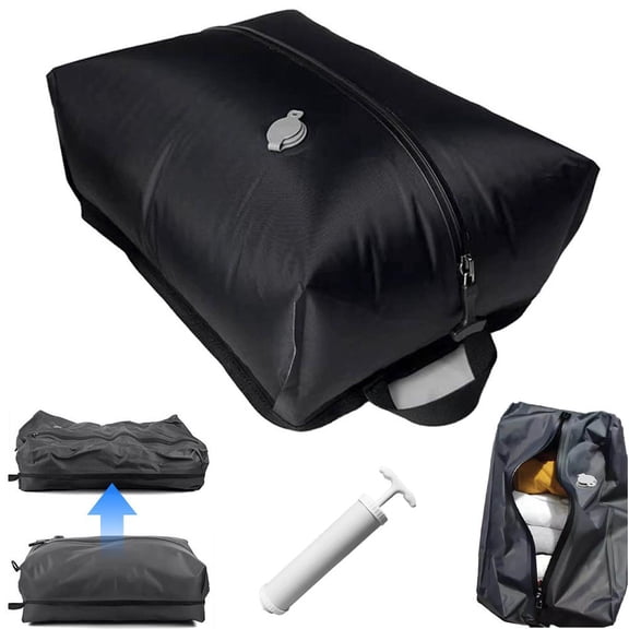 Pekkaxy Small Vacuum Compression Bag, 16L Capacity, Saves 30% Luggage Space, Compact Travel Organizer for Clothes and Essentials