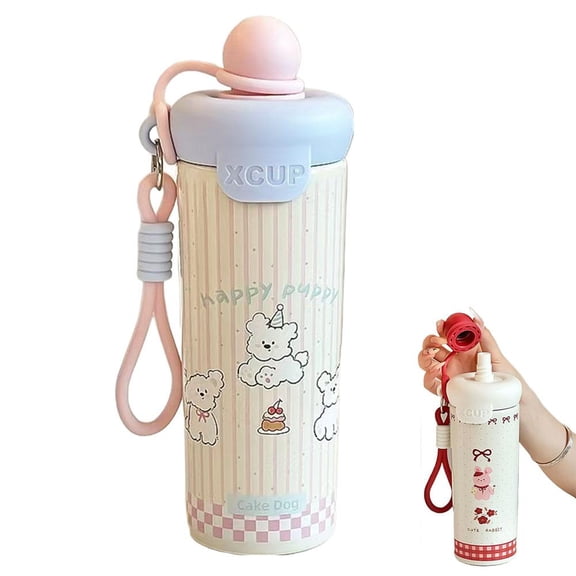 Pekkaxy Stainless Steel Insulated Cup, 17 oz, 360° Leak-Proof Design, Keeps Drinks Hot or Cold for Hours, Perfect for Work, School, or Outdoor Activities