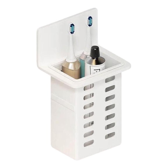 Pekkaxy Wall Mounted Dish Drainer Rack, 3.07 x 2.2 x 4.25 in, Saves Counter Space, Organizes Wet Kitchen Utensils After Washing