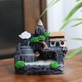 thumbnail image 1 of Pekkaxy Waterfall Incense Burner, Resin River Tower Backflow Incense Holder, Cool Aromatherapy Incense Fountain Smoke Waterfall Home Decor, 1 of 8