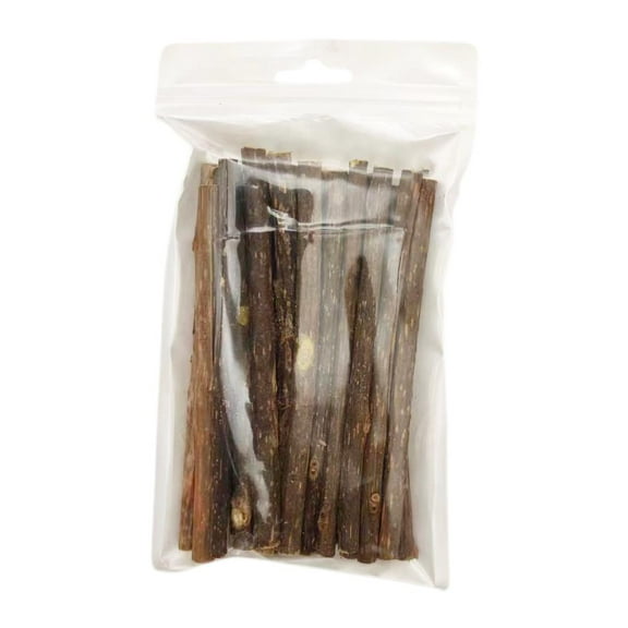 Pekkaxy Wooden Chew Sticks for Cats, 10-Pack, Natural Teething Toy for Kittens and Adult Cats, Promotes Dental Health and Reduces Boredom