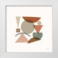 thumbnail image 1 of Pela 15x15 White Modern Wood Framed Museum Art Print Titled - Geo Metrical III, 1 of 4