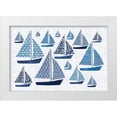 thumbnail image 1 of Pela 18x13 White Modern Wood Framed Museum Art Print Titled - Sunday on the Coast I, 1 of 4