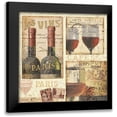 thumbnail image 1 of Pela 20x20 Black Modern Framed Museum Art Print Titled - French Cellar I, 1 of 5
