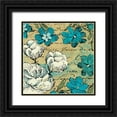 thumbnail image 1 of Pela 20x20 Black Ornate Wood Framed with Double Matting Museum Art Print Titled - Poetique II, 1 of 4