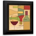 thumbnail image 1 of Pela Design 20x24 Black Modern Framed Museum Art Print Titled - Wine Cellar I, 1 of 5