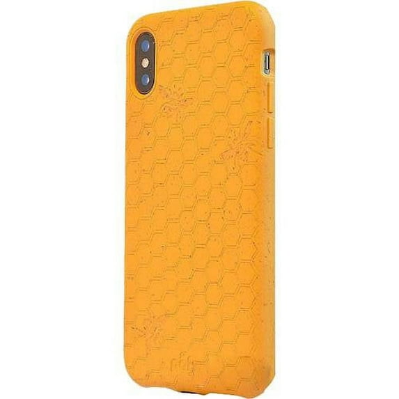 Pela Eco-Friendly Bee Edition Case for iPhone Xs - Yellow / Bees
