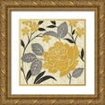 thumbnail image 1 of Pela Studio 12x12 Gold Ornate Wood Framed with Double Matting Museum Art Print Titled - Perfect Petals II Yellow, 1 of 4