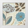 thumbnail image 1 of Pela Studio 12x12 White Modern Wood Framed Museum Art Print Titled - Funky Flowers IV, 1 of 4