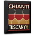 thumbnail image 1 of Pela Studio 12x14 Black Modern Framed Museum Art Print Titled - Chianti, 1 of 5