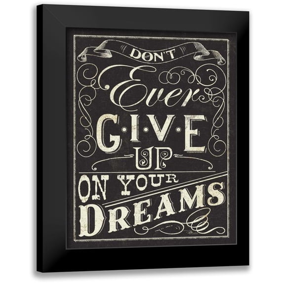 Pela Studio 12x14 Black Modern Framed Museum Art Print Titled - Life and Dreams I