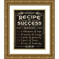 thumbnail image 1 of Pela Studio 12x14 Gold Ornate Wood Framed with Double Matting Museum Art Print Titled - Life Recipes II, 1 of 4