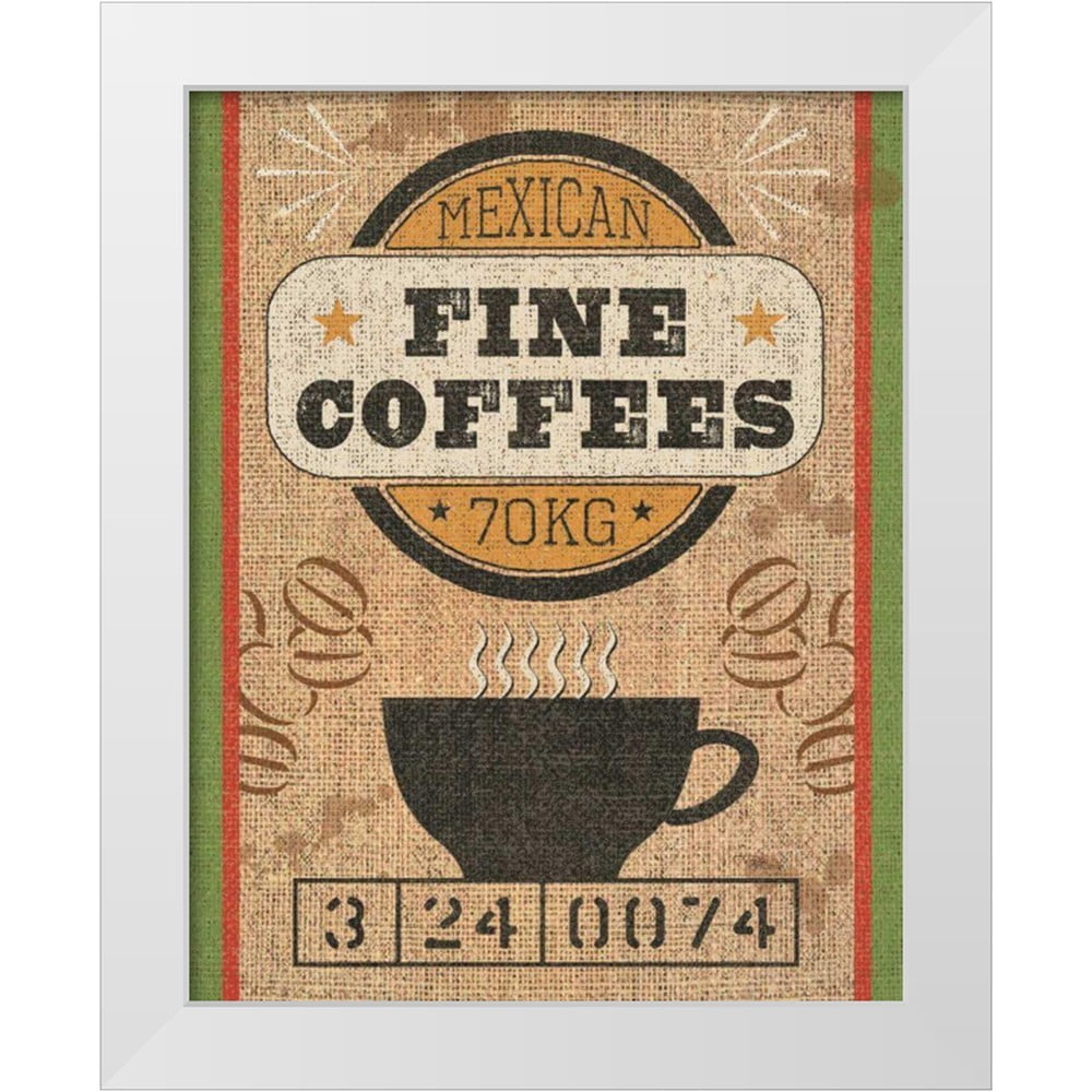 Pela Studio 12x14 White Modern Wood Framed Museum Art Print Titled Coffee Sack III Walmart