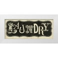 thumbnail image 1 of Pela Studio 14x8 White Modern Wood Framed Museum Art Print Titled - Room Signs I - Laundry, 1 of 4