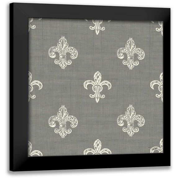 Pela Studio 15x15 Black Modern Framed Museum Art Print Titled - French Farmhouse Step 03E