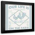 thumbnail image 1 of Pela Studio 15x15 Black Modern Framed Museum Art Print Titled - Vintage Farmhouse III, 1 of 5