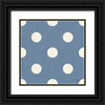 thumbnail image 1 of Pela Studio 15x15 Black Ornate Wood Framed with Double Matting Museum Art Print Titled - Coastal Farmhouse Pattern IVF, 1 of 4