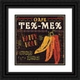 thumbnail image 1 of Pela Studio 15x15 Black Ornate Wood Framed with Double Matting Museum Art Print Titled - Tex Mex III, 1 of 4