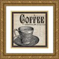 thumbnail image 1 of Pela Studio 15x15 Gold Ornate Wood Framed with Double Matting Museum Art Print Titled - Antique Cafe I with Border, 1 of 4