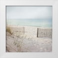 thumbnail image 1 of Pela Studio 15x15 White Modern Wood Framed Museum Art Print Titled - Beach Fence, 1 of 4
