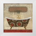 thumbnail image 1 of Pela Studio 15x15 White Modern Wood Framed Museum Art Print Titled - Postcard Bath II, 1 of 4