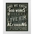 thumbnail image 1 of Pela Studio 15x18 White Modern Wood Framed Museum Art Print Titled - Holy Words I, 1 of 4