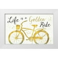 thumbnail image 1 of Pela Studio 18x13 White Modern Wood Framed Museum Art Print Titled - Golden Ride III, 1 of 4