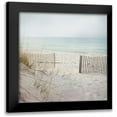 thumbnail image 1 of Pela Studio 20x20 Black Modern Framed Museum Art Print Titled - Beach Fence, 1 of 5