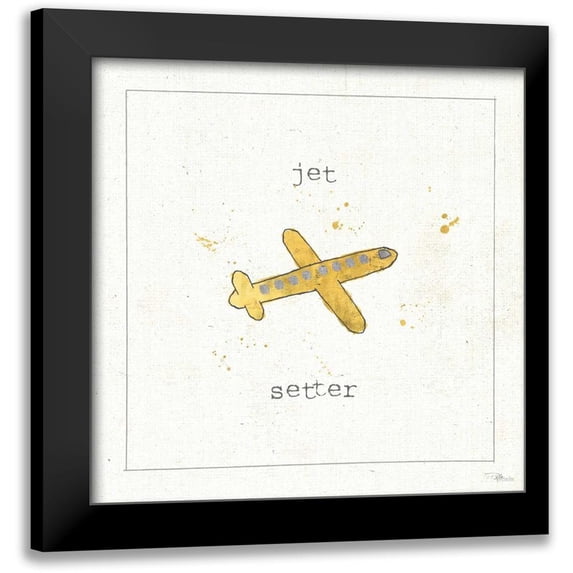 Pela Studio 20x20 Black Modern Framed Museum Art Print Titled - Opposites Cuties II