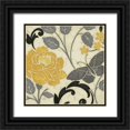 thumbnail image 1 of Pela Studio 20x20 Black Ornate Wood Framed with Double Matting Museum Art Print Titled - Perfect Petals I Yellow, 1 of 4