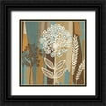 thumbnail image 1 of Pela Studio 20x20 Black Ornate Wood Framed with Double Matting Museum Art Print Titled - Pieces of Nature II, 1 of 4