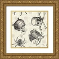 thumbnail image 1 of Pela Studio 20x20 Gold Ornate Wood Framed with Double Matting Museum Art Print Titled - Be Scary Pattern IA, 1 of 4
