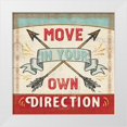 thumbnail image 1 of Pela Studio 20x20 White Modern Wood Framed Museum Art Print Titled - A Great Journey III, 1 of 4