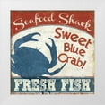 thumbnail image 1 of Pela Studio 20x20 White Modern Wood Framed Museum Art Print Titled - Fresh Seafood II, 1 of 4