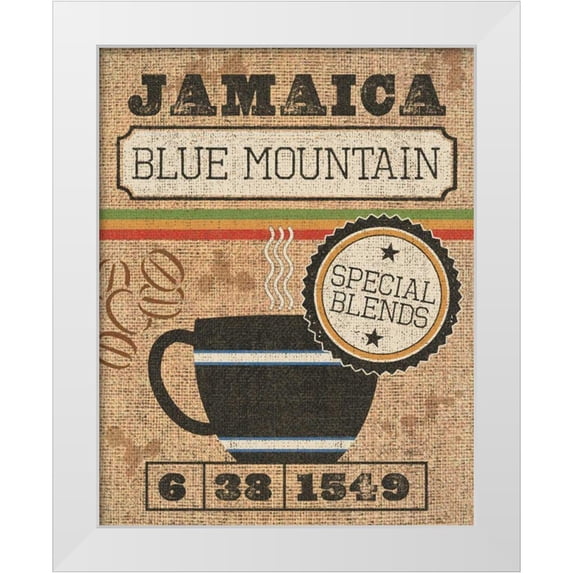 Pela Studio 20x24 White Modern Wood Framed Museum Art Print Titled - Coffee Sack II