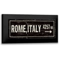 thumbnail image 1 of Pela Studio 24x12 Black Modern Framed Museum Art Print Titled - Destination Signs III, 1 of 5