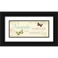 thumbnail image 1 of Pela Studio 24x12 Black Ornate Wood Framed with Double Matting Museum Art Print Titled - Time Flies IV, 1 of 4