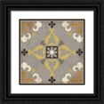 thumbnail image 1 of Pela Studio 26x26 Black Ornate Wood Framed with Double Matting Museum Art Print Titled - Golden Glow Square VIII, 1 of 4