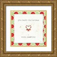 thumbnail image 1 of Pela Studio 26x26 Gold Ornate Wood Framed with Double Matting Museum Art Print Titled - Christmas Cuties II Step 01A, 1 of 4