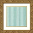 thumbnail image 1 of Pela Studio 26x26 Gold Ornate Wood Framed with Double Matting Museum Art Print Titled - Coastal Farmhouse Pattern VE, 1 of 4