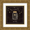 thumbnail image 1 of Pela Studio 26x26 Gold Ornate Wood Framed with Double Matting Museum Art Print Titled - Firefly Glow I, 1 of 4