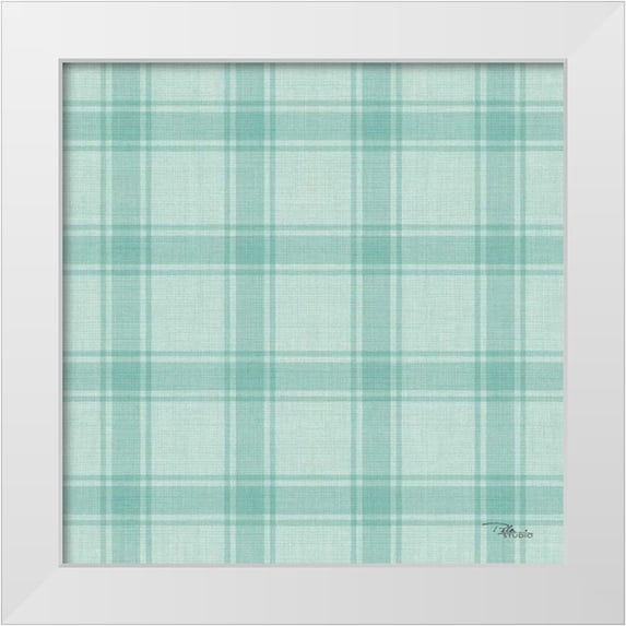 Pela Studio 26x26 White Modern Wood Framed Museum Art Print Titled - Coastal Farmhouse Pattern VIE