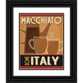 thumbnail image 1 of Pela Studio 26x32 Black Ornate Wood Framed with Double Matting Museum Art Print Titled - Deco Coffee II, 1 of 4