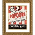 thumbnail image 1 of Pela Studio 26x32 Gold Ornate Wood Framed with Double Matting Museum Art Print Titled - Movie Night II, 1 of 4