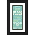 thumbnail image 1 of Pela Studio 8x14 Black Ornate Wood Framed with Double Matting Museum Art Print Titled - Wash Up II, 1 of 4