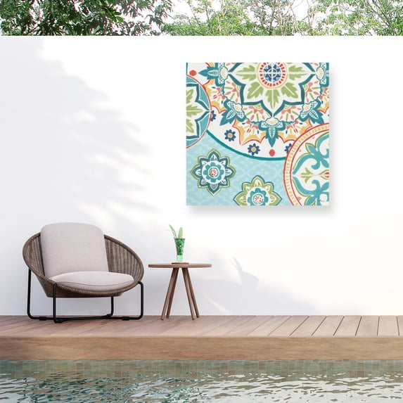 Pela Studio 'Colorful Journey II' Outdoor Canvas 18x24